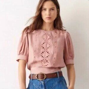 ba&sh TOP BACARY BLUSH taille-0 Size XS